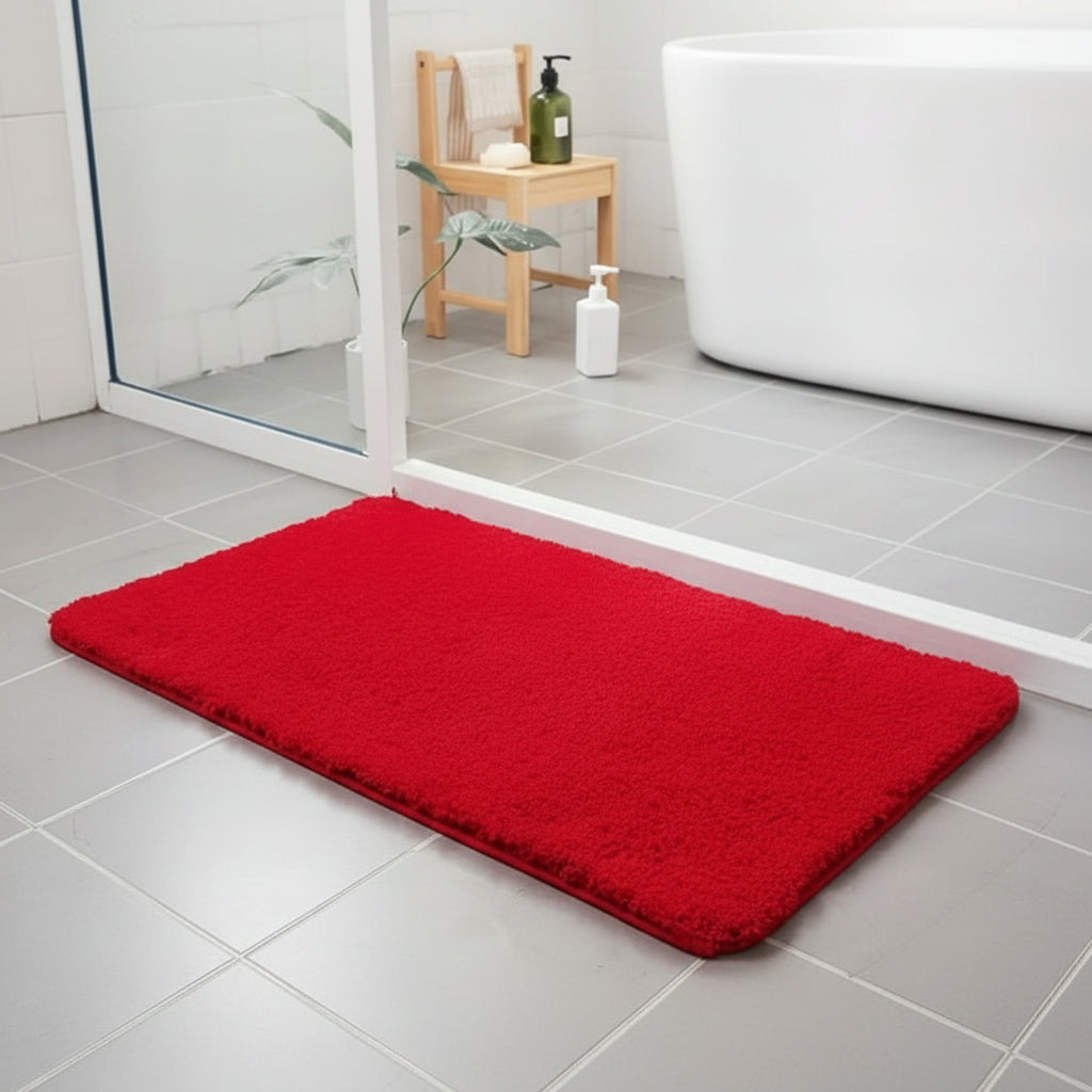 Plush and Super Absorbent Bathroom Rug