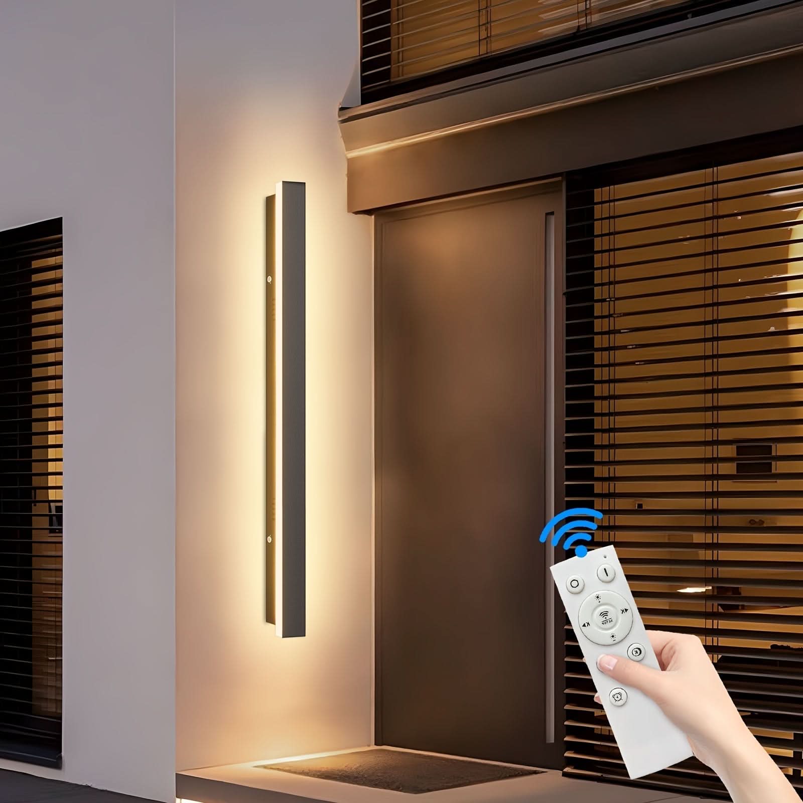 Dimmable Outdoor Wall Sconce - Long-Style Lighting Fixture