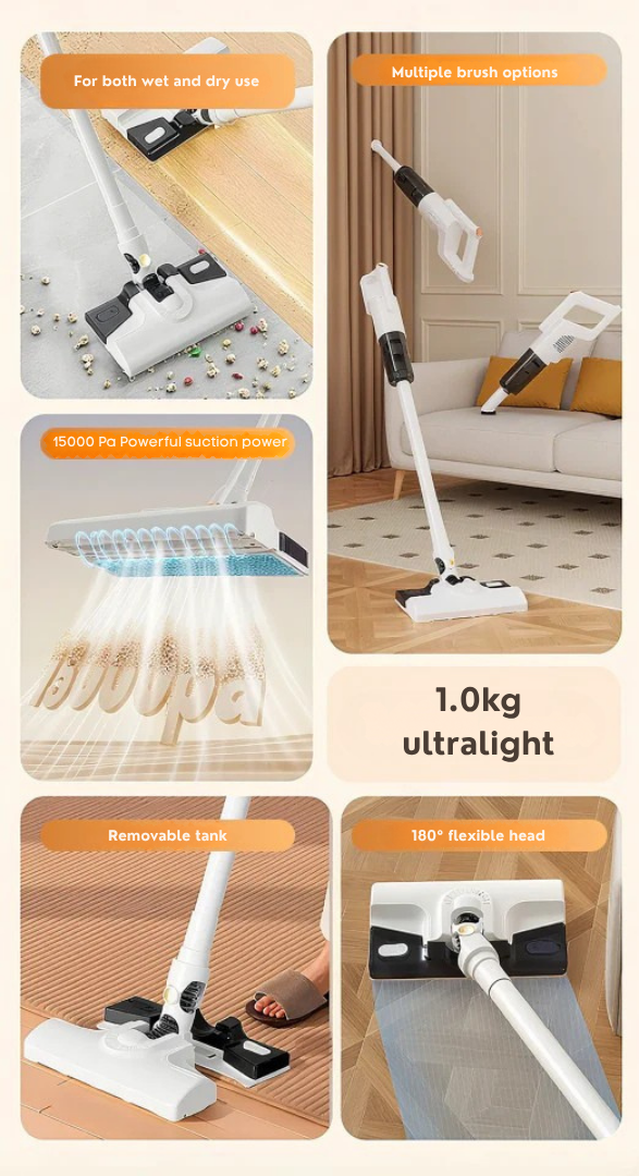 PureSweep™ 3-in-1 Cordless Cleaner — Effortless Power That Transforms Your Home Into a Breath of Fresh Air