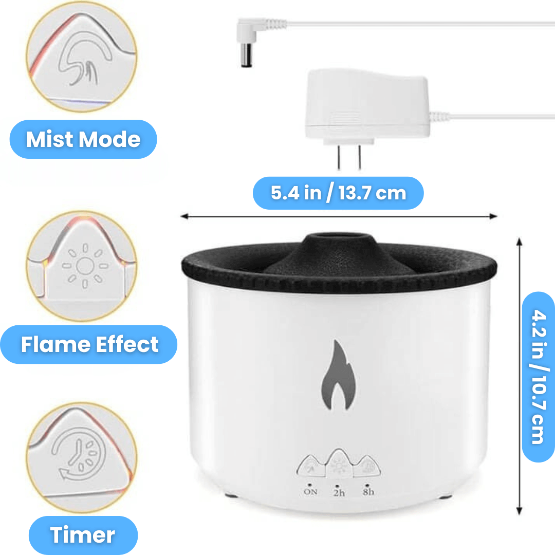 VelaAura™ Volcano Diffuser — Transform Your Space into a Peaceful, Stress-Free Oasis