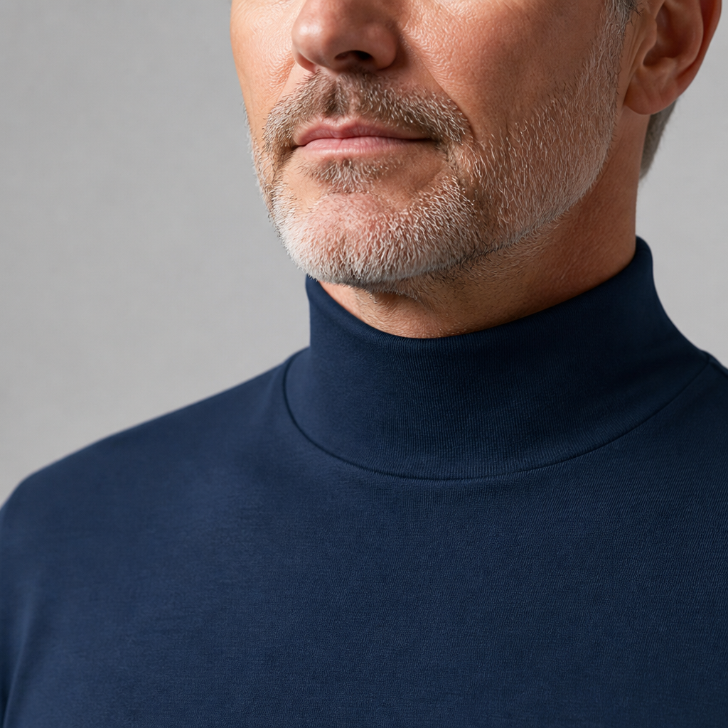 Marsilio™ – Men’s Sculpting Slim-Fit Mock Turtleneck