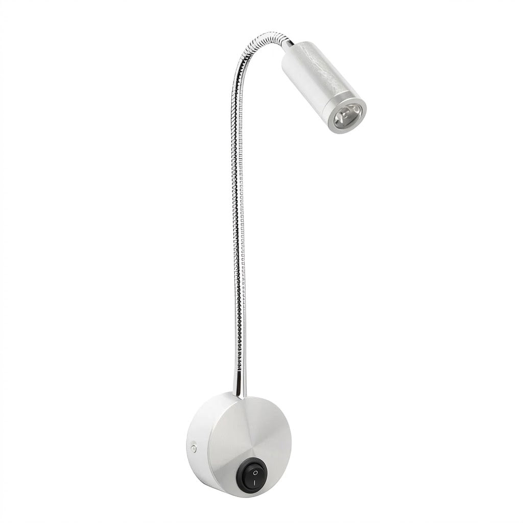 Adjustable LED Wall Lamp for Reading, 3W, Aluminum Design