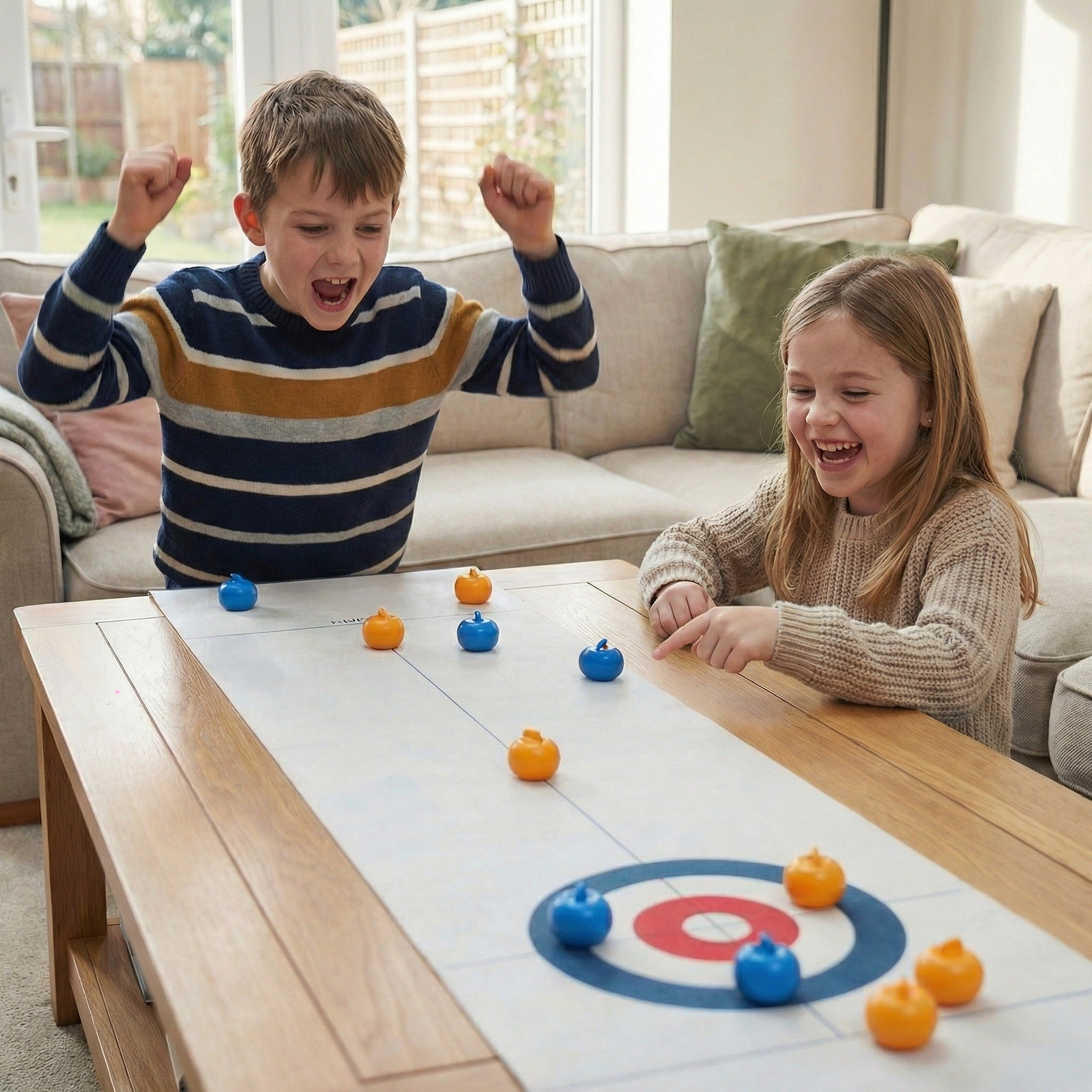 StormSlide™ Mini Curling Set — Ignite Family Fun and Sharpen Every Mind with Every Slide
