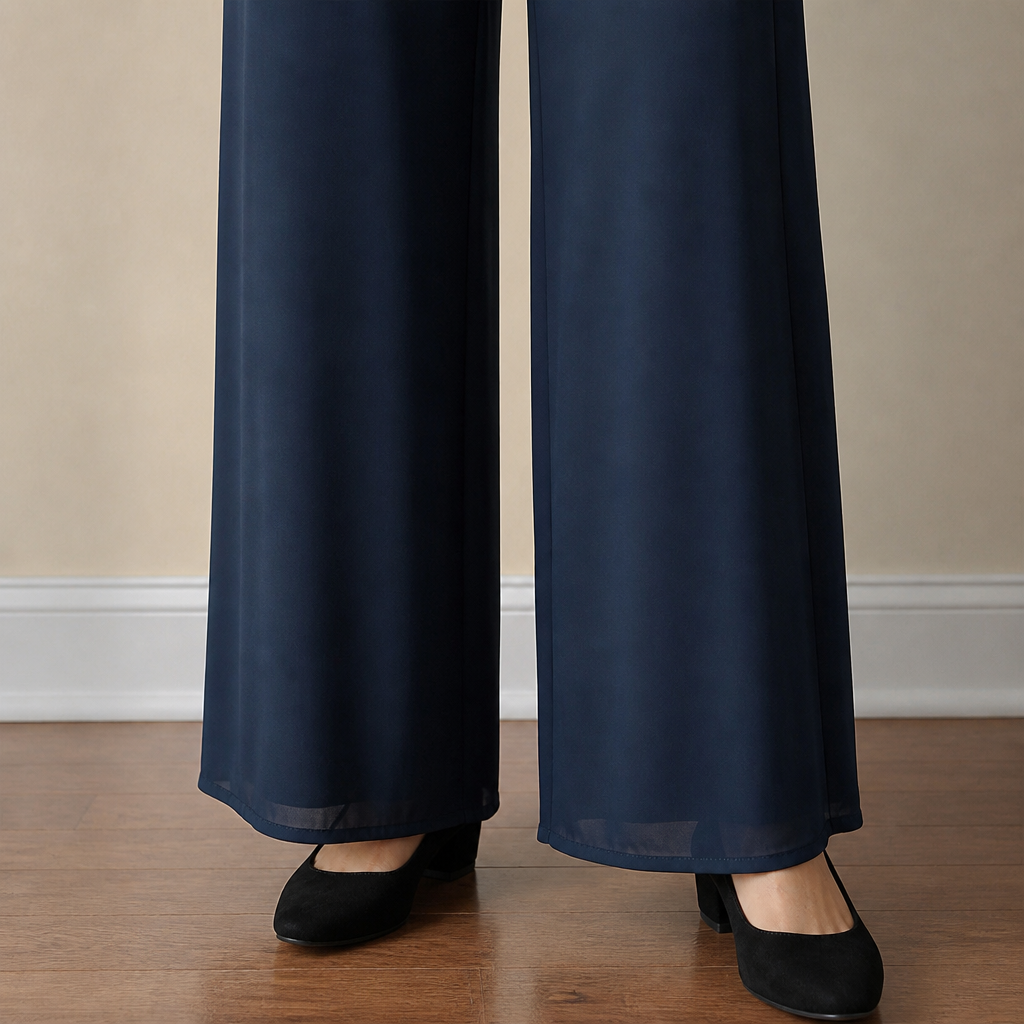 Flexiva™ – Comfortable Two-Piece Outfit with Soft-Fall Wide-Leg Trousers