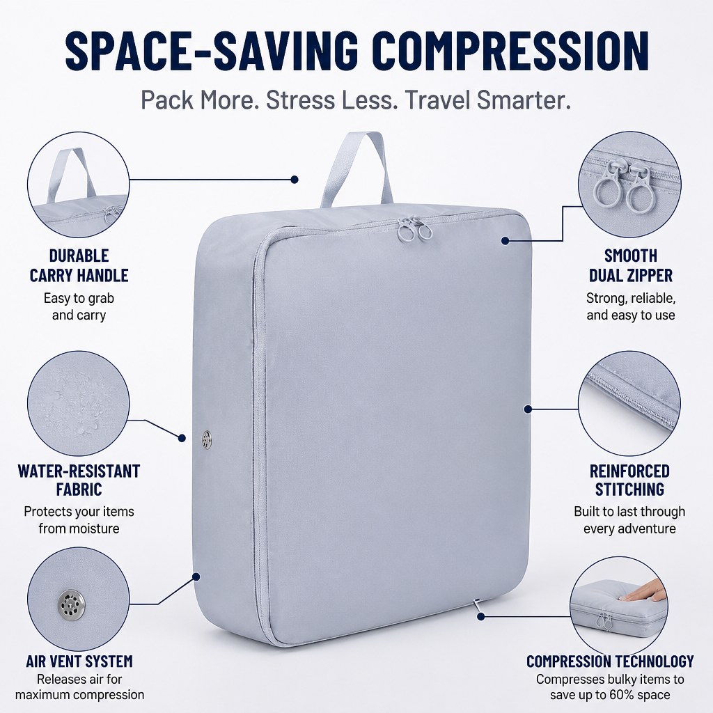 SpaceSavvy™ Pro — Crush Clutter, Unleash Freedom, Pack Like a Pro