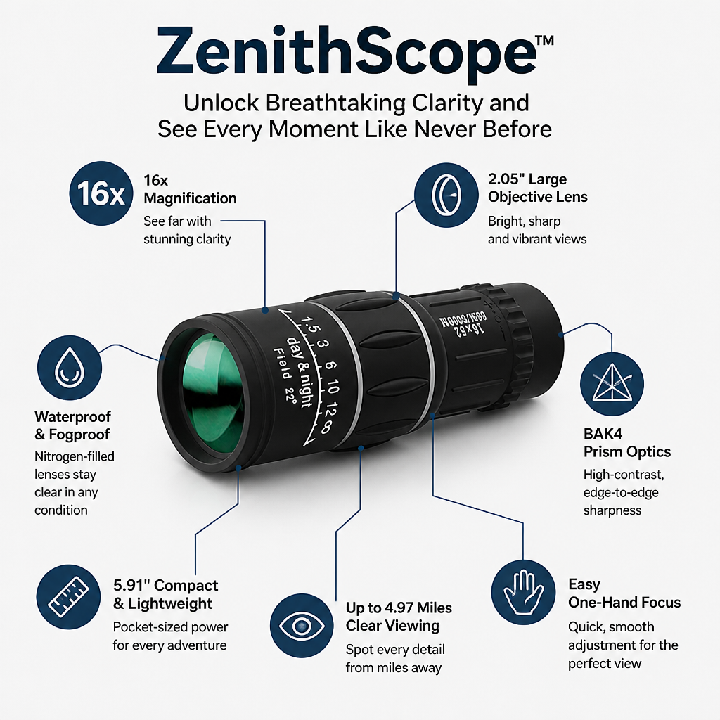 ZenithScope™ — Unlock Breathtaking Clarity and See Every Moment Like Never Before