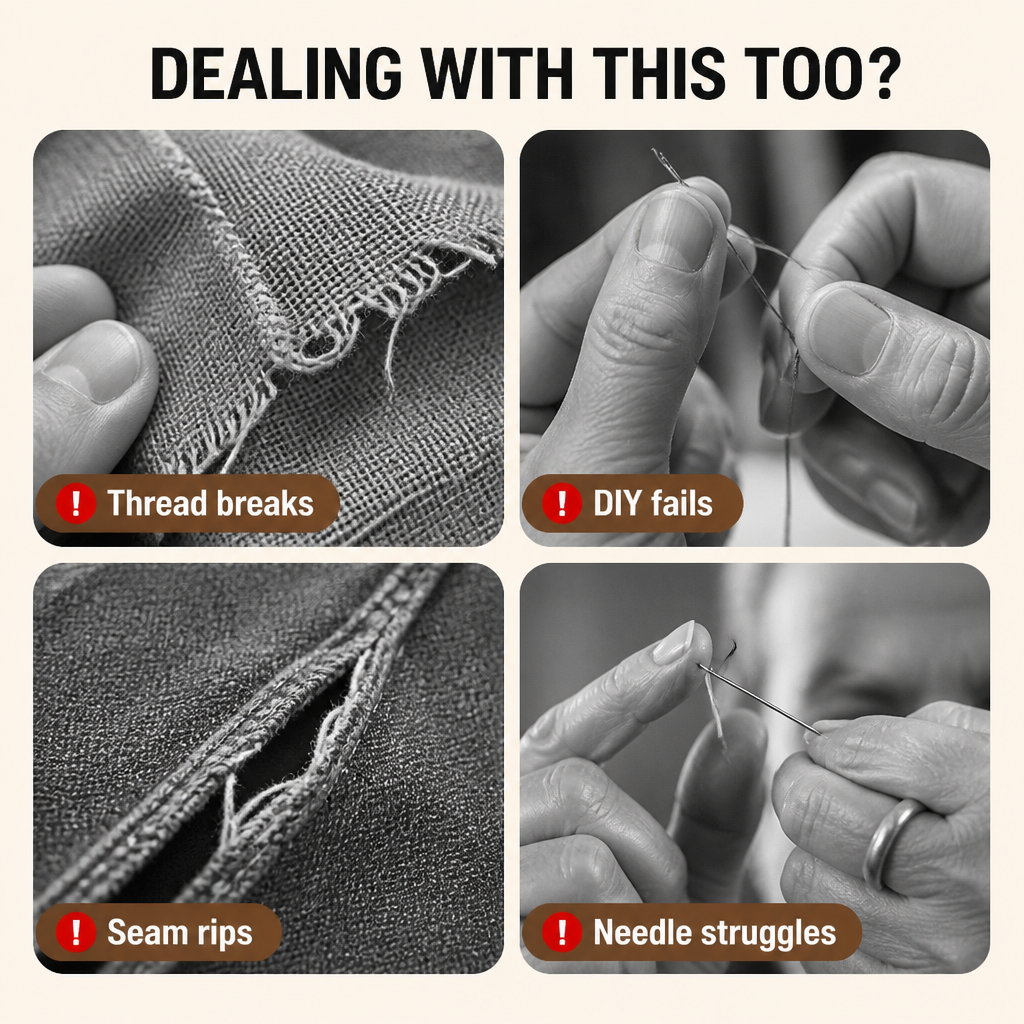 StitchMastery™ — Repair Buttons, Hems, and Split Seams in Less Than Two Minutes
