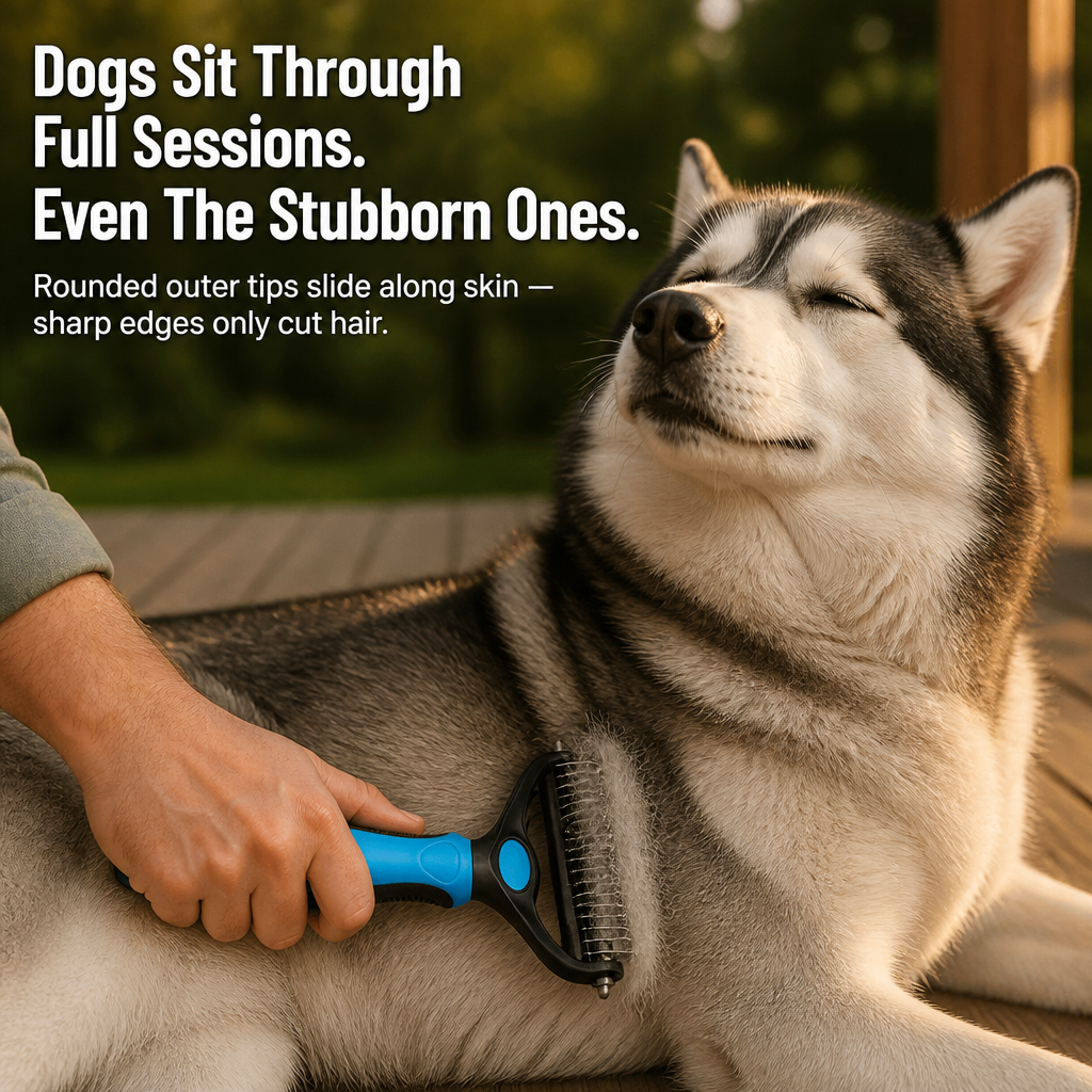 FurEase™ — Remove A Small Dog's Amount Of Undercoat Without The Yelp