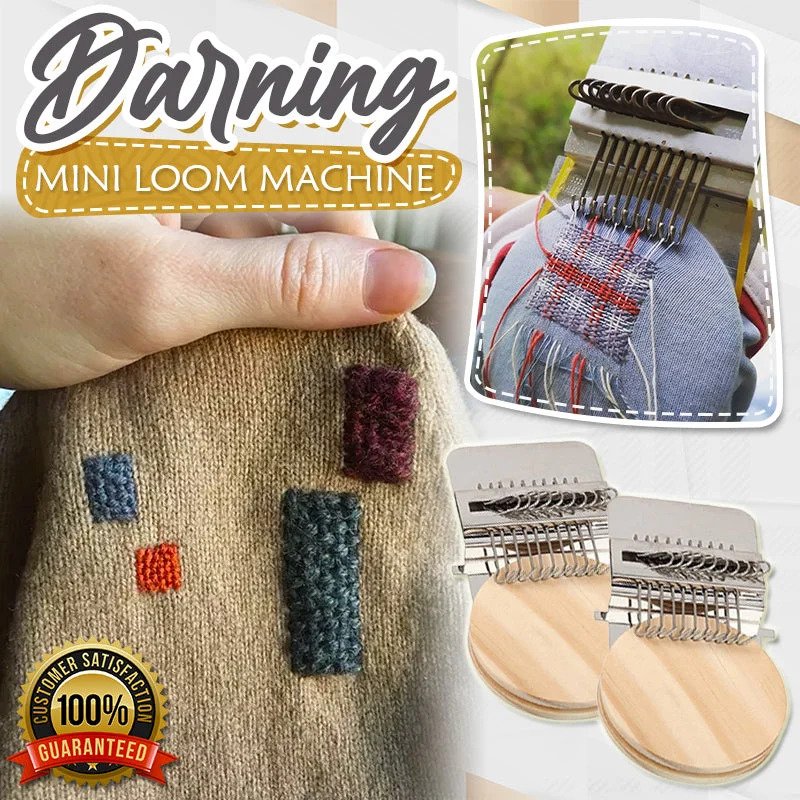 StitchCraft™ Mini Loom — Instantly Revive Your Clothes with Stunning, Stress-Free Creativity