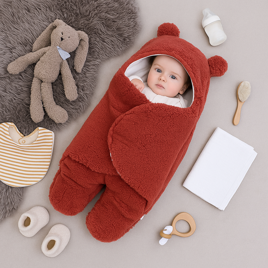 SnuggleNest™ — Wrap Your Baby in Tender Warmth for Deep, Peaceful Sleep