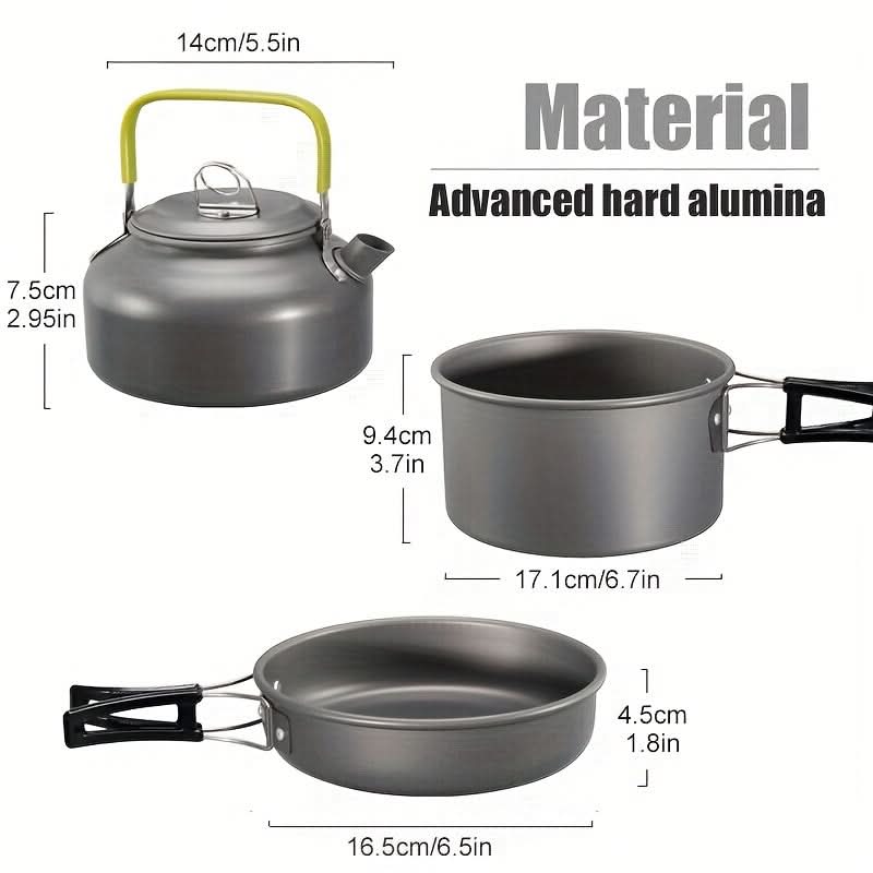 Compact Outdoor Cooking Kit for Travel – Lightweight Camping Gear