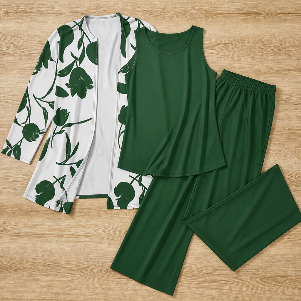 AuraLuxe™ 3-Piece Ensemble — Unlock All-Day Confidence with Effortless Style and Supreme Comfort