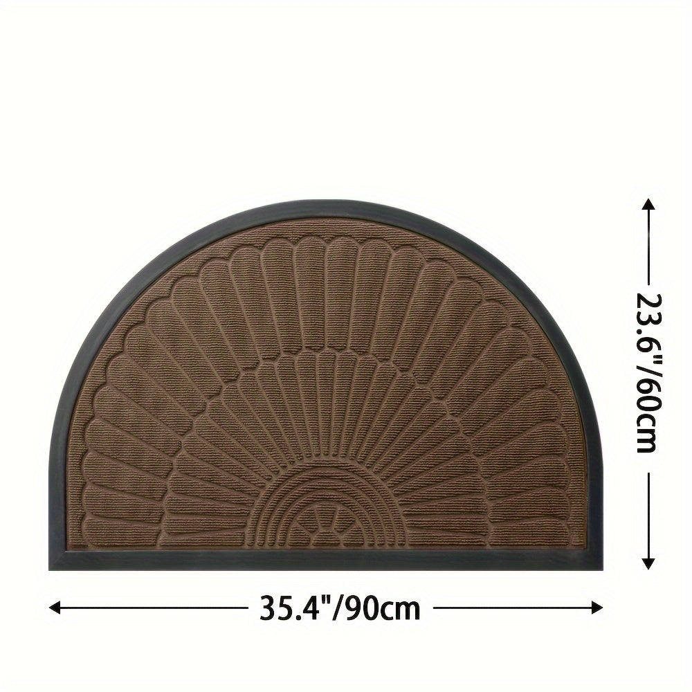 EntryGuard Ultra-Thin Welcome Mat for Home & Garage