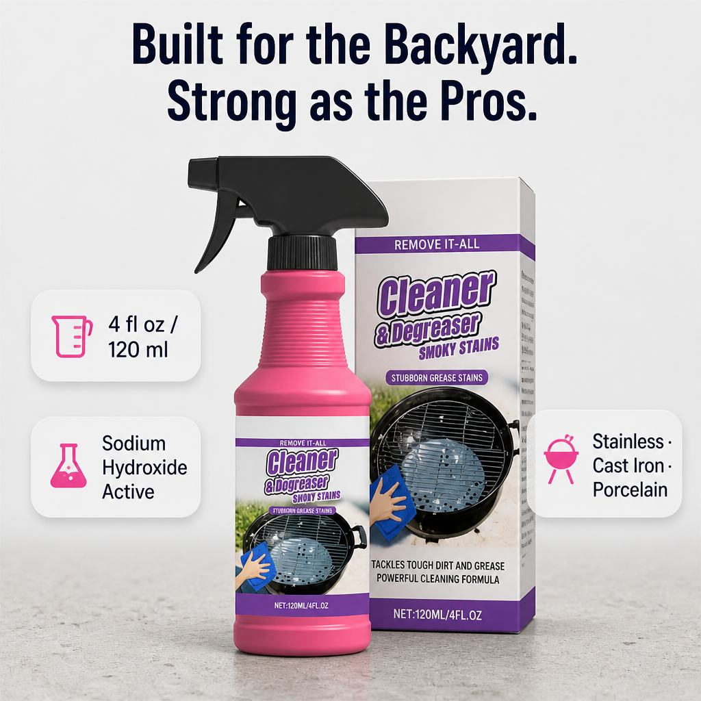 FlameForce™ — Remove Stubborn Burnt-On Grease from Your Grill in Just Two Minutes