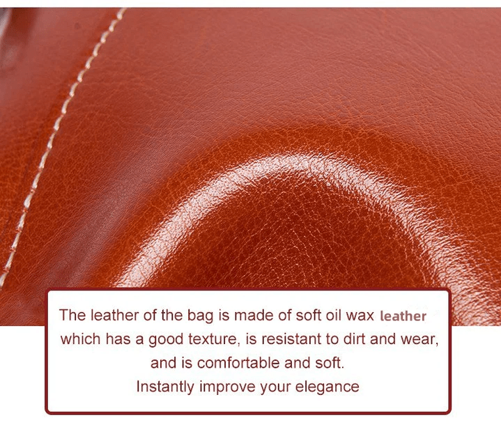 VioraLux™ Leather Crossbody — Command Attention with Timeless Elegance and Effortless Confidence