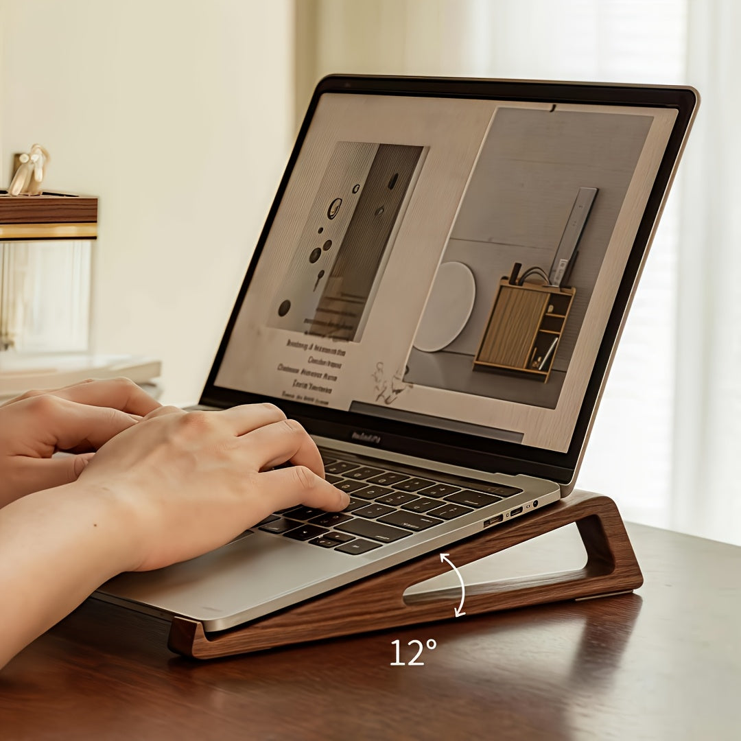 Eco-Friendly Adjustable Bamboo Laptop & Reading Stand