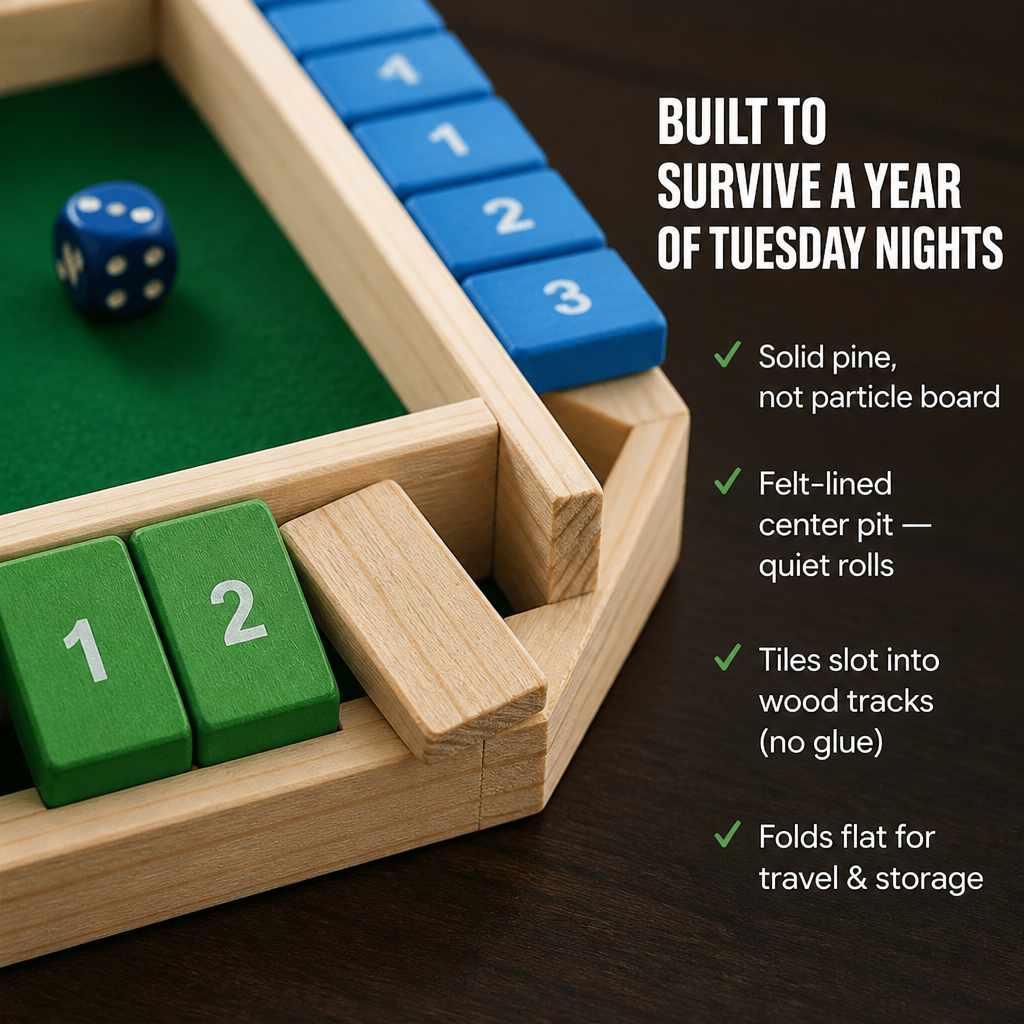 BrainSwing™ — Roll, Stack & Close the Box for Screen-Free Family Fun Nights