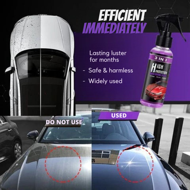 HydraSheen™ 3-in-1 Ultra Coat Spray — Instantly Restore and Shield Your Car’s Showroom Shine Without Water