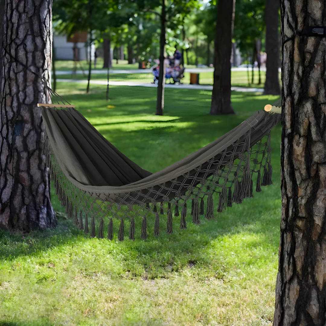 Serenity Bliss Cotton Outdoor Hammock
