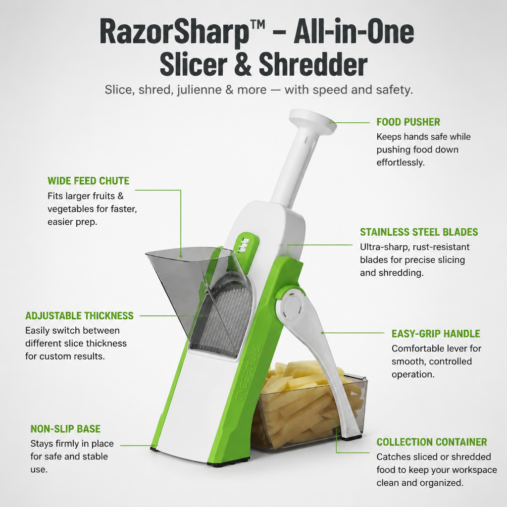 RazorSharp™ — Effortless Precision That Turns Meal Prep Into Joy