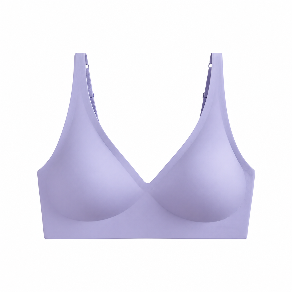 SilkenEase™ – Wire-Free V-Neck Comfort Bra, Invisible Fit
