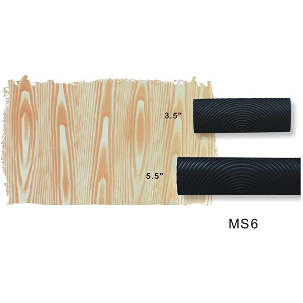 Wood Grain Tool Set | Grain Roller for Walls & Furniture | Wood Finish