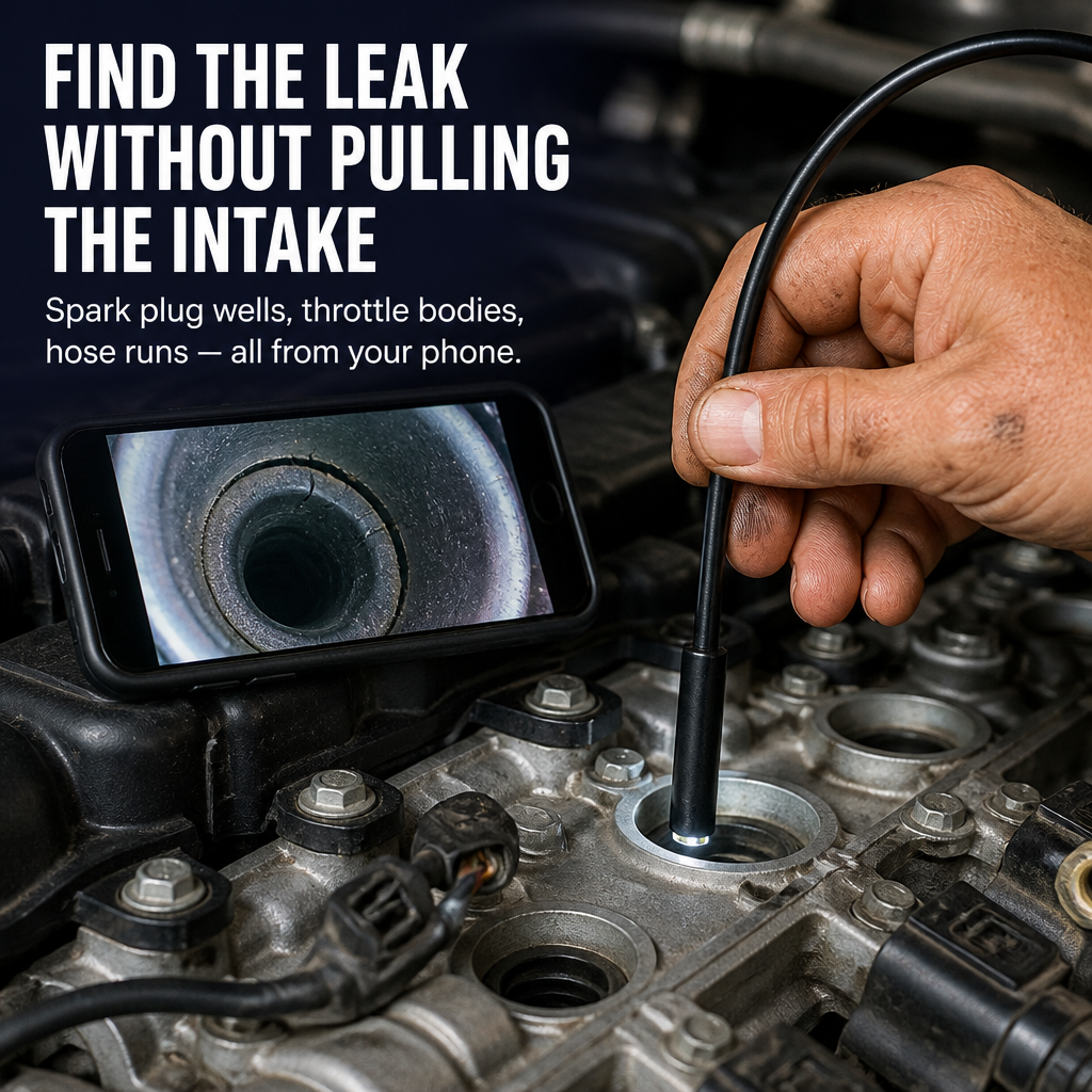 RevealSharp™ — Examine Engines, Drains, and Narrow Spots Directly From Your Phone