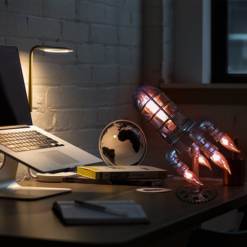 Steam Punk Rocket Light