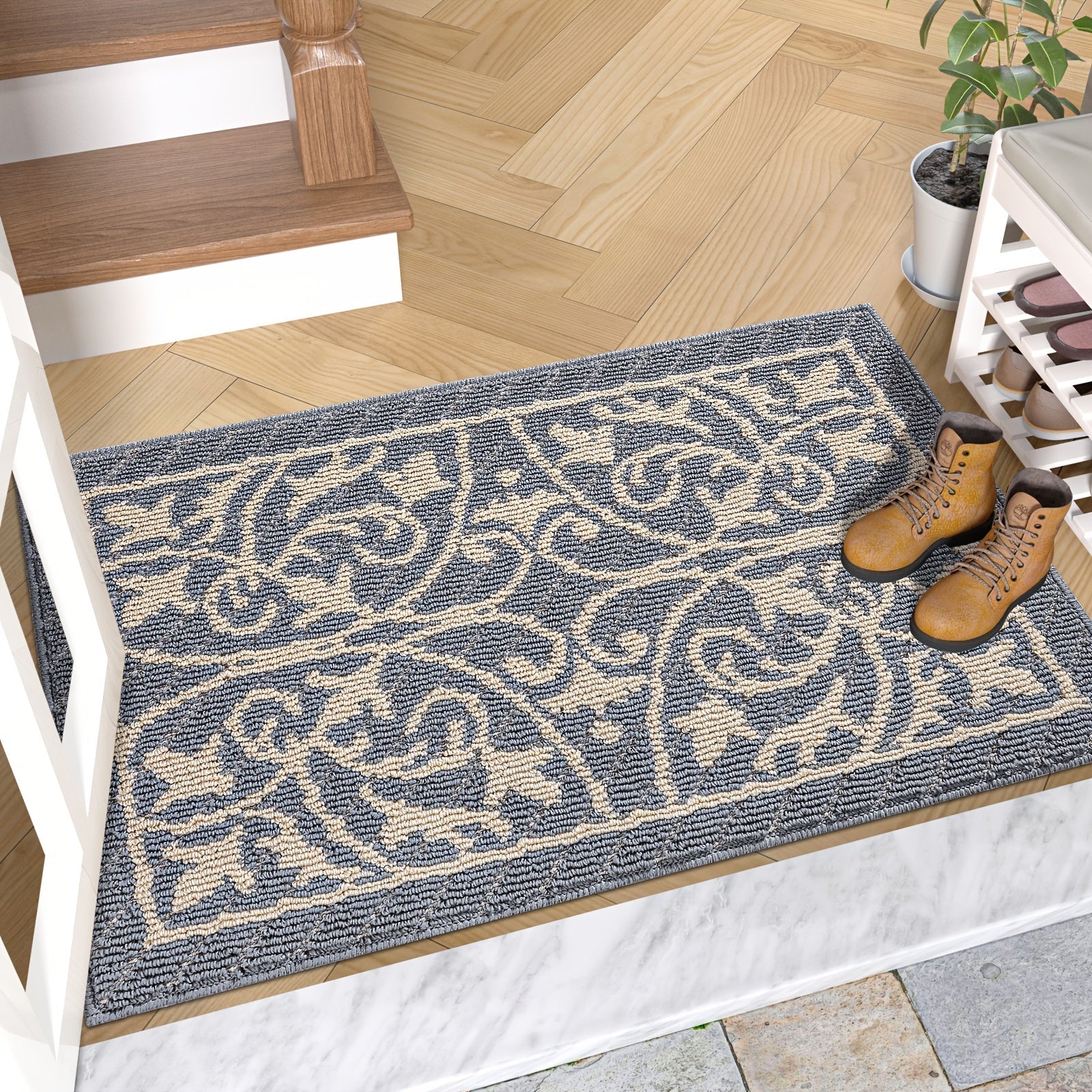 SafeStep - Sleek Indoor Entryway Rug with Non-Slip Feature