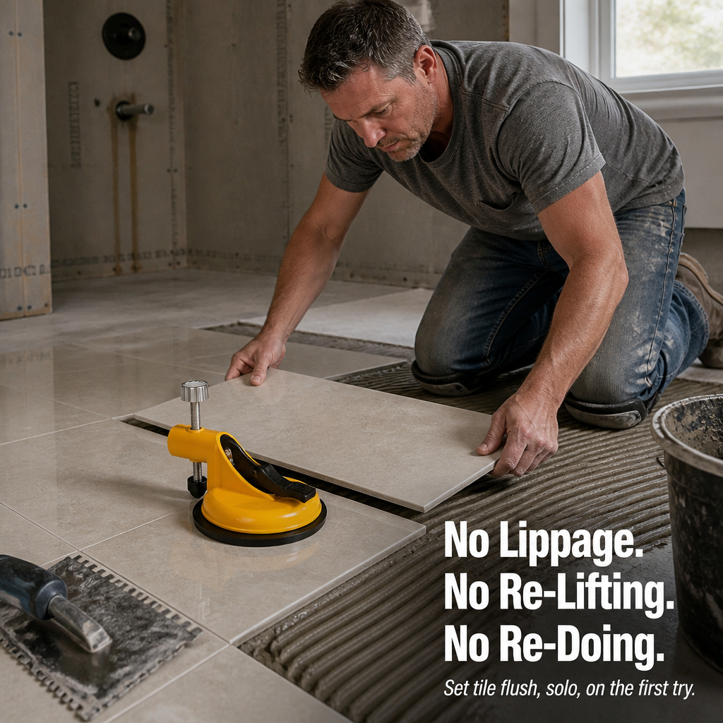 ProGrip™ — Solo Lift Heavy Tile, Glass, and Mirrors Without Any Slip