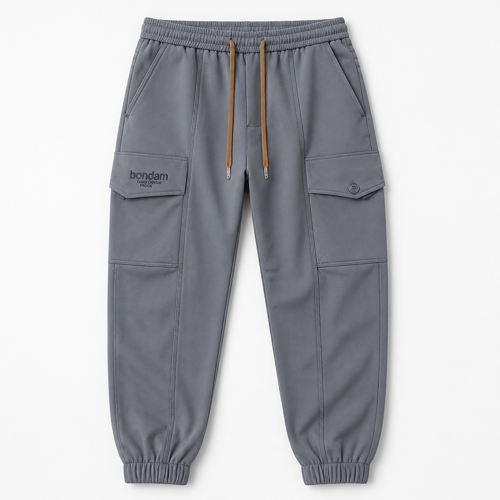 FitEase™ – Cargo Joggers with Tapered Legs and Stretch Drawstring Waist