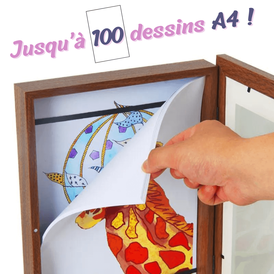 LumiCraft™ Frame — Turn Kid Clutter into Proud, Stylish Wall Art Instantly