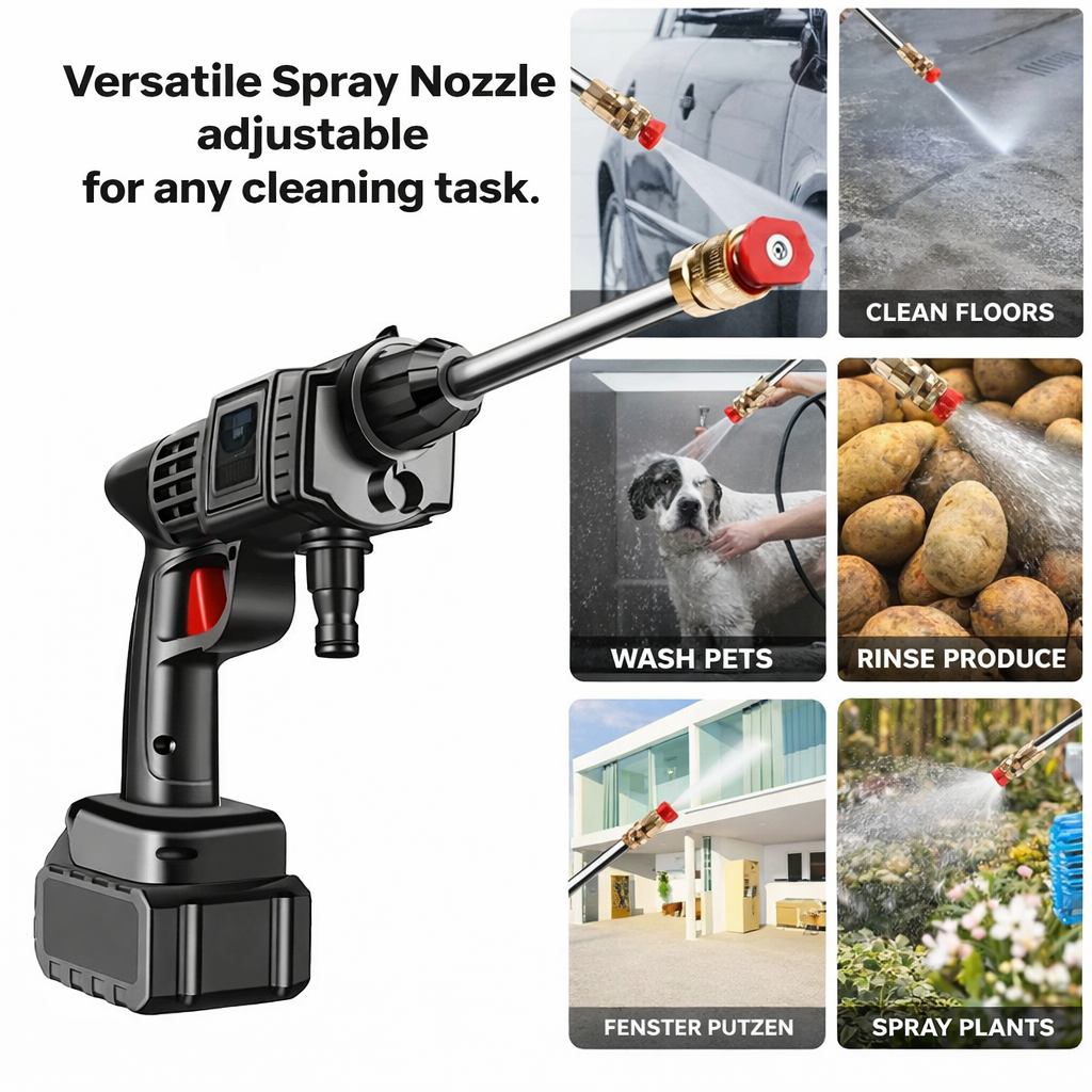 Surface Cleaner | Outdoor Mobile Washing | Adjustable Spray Pressure | Jetlume
