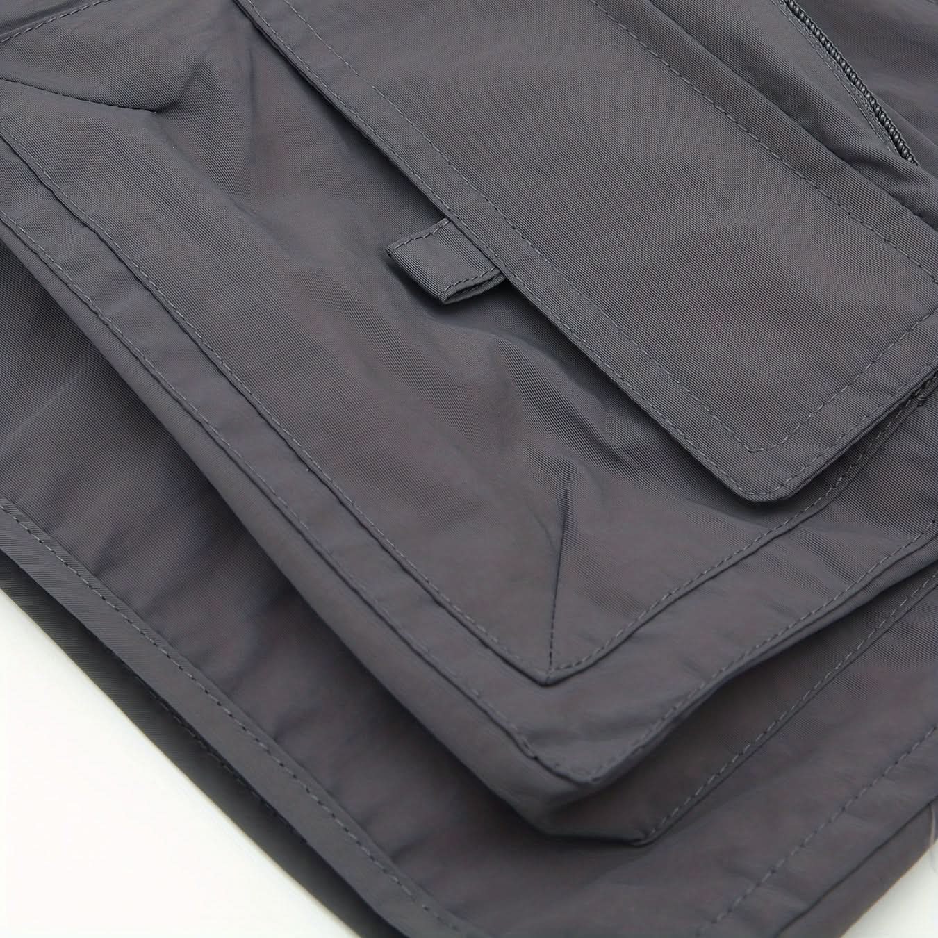 Outdoor Casual Vest with Zippered Pockets for Convenience