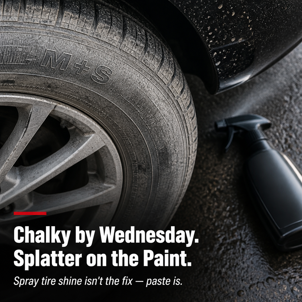ObsediaBlack™ — Restore Dull Tires to Rich, Freshly-Detailed Black in Minutes