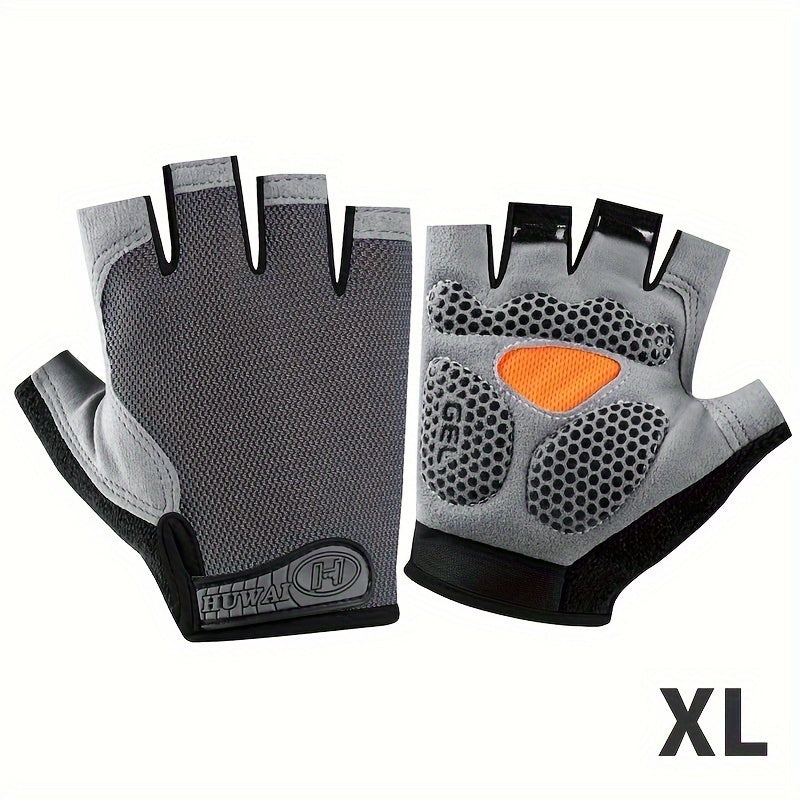 Versatile Outdoor Half Finger Gloves for Active Adventures