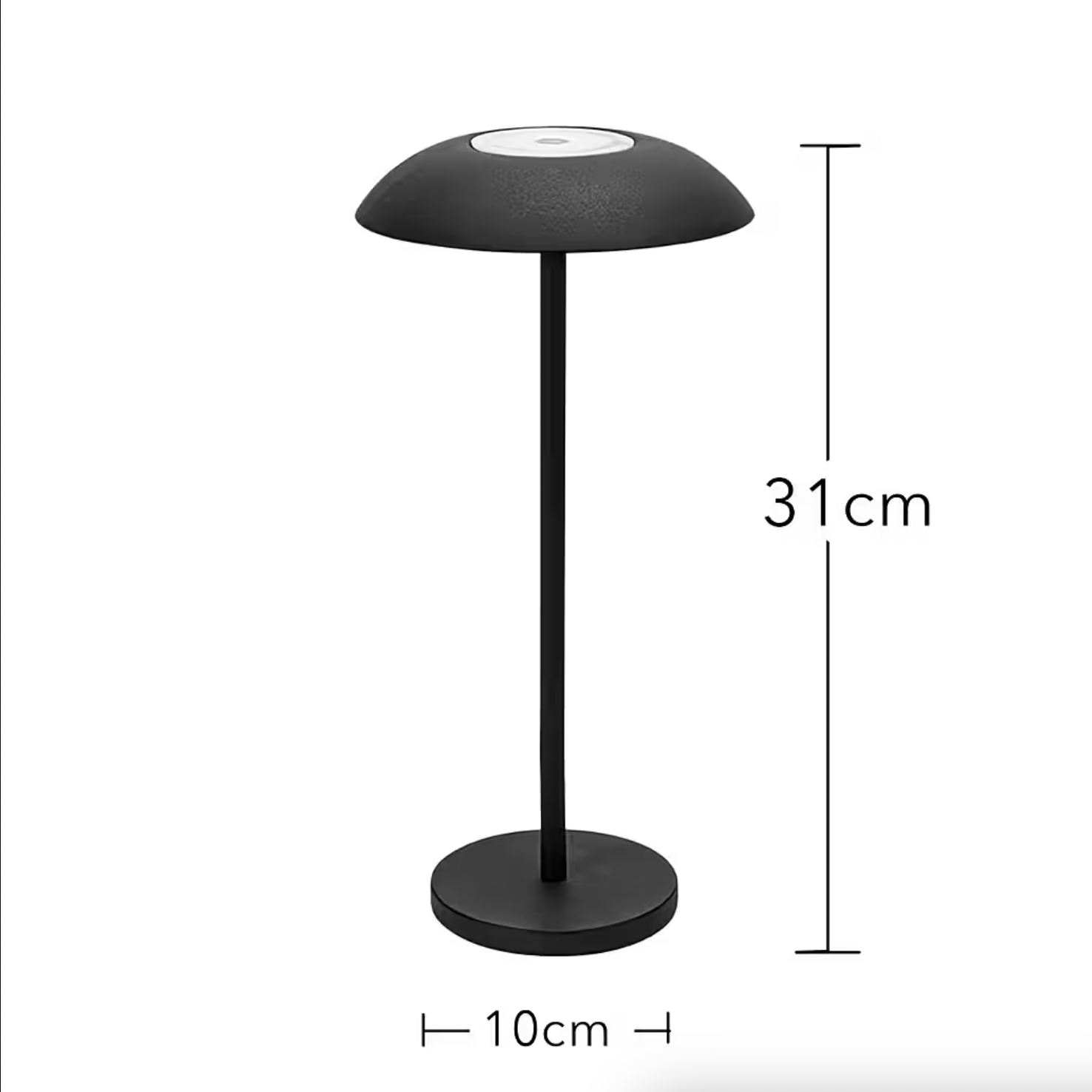 Wireless Modern LED Table Lamp JamieGlow - Touch Dimmable | USB Powered | Bedside Lamp | Living Room