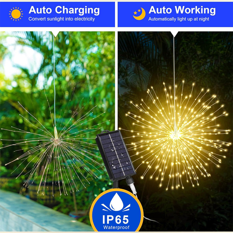 SunChase™ Solar Firework Lights — Effortless, Worry-Free Sparkle That Transforms Every Night Into Pure Magic