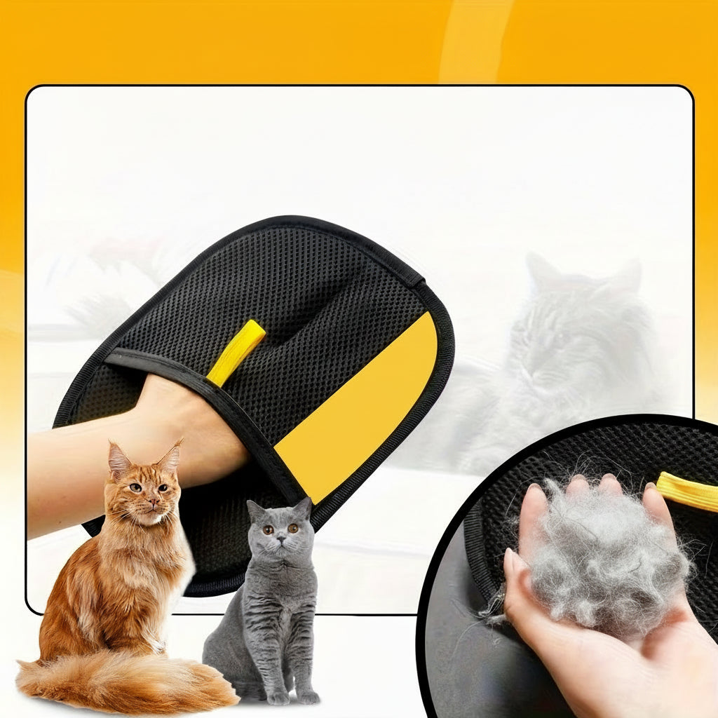 PawEase - Extra Large Pet Grooming Gloves for Effortless Fur Removal