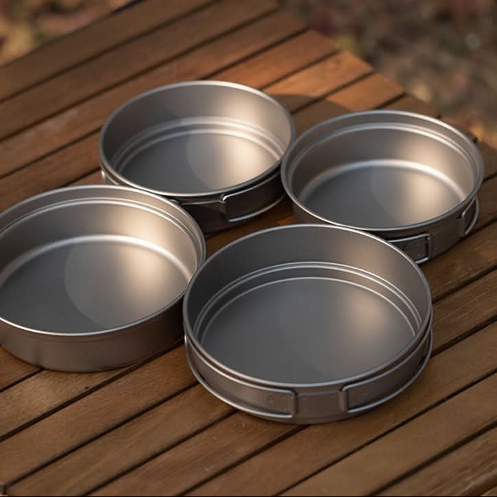 Stainless Steel Cookware Set for Hiking and Picnics - Rust Resistant