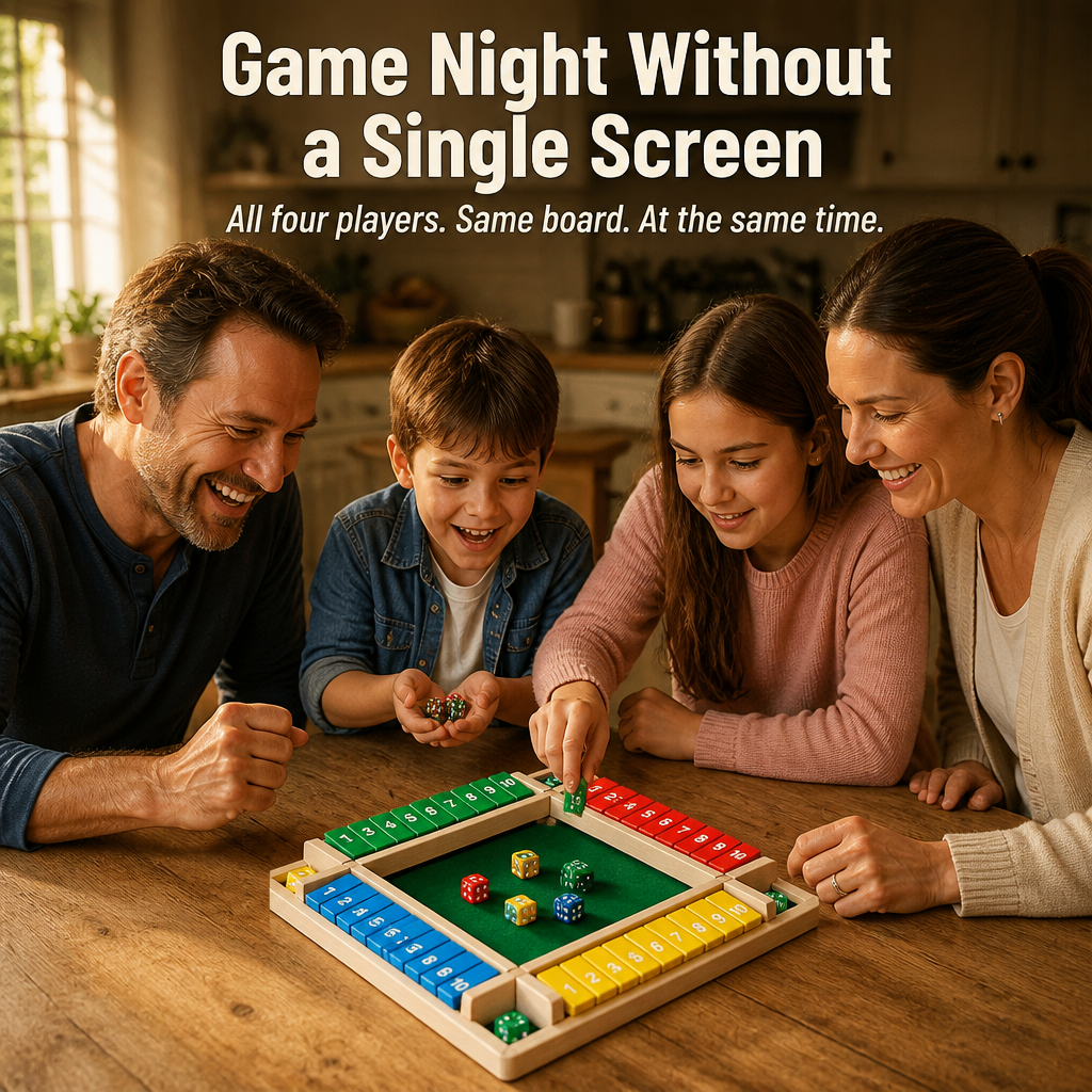 GameFlare™ — Swap Screen Time for 4-Player Dice Duels Kids Crave