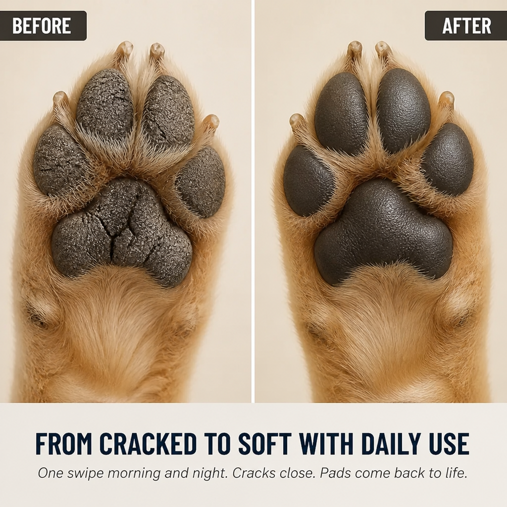 PawGuard™ — Repair Cracked Paws & Tender Noses With a Single No-Mess Swipe