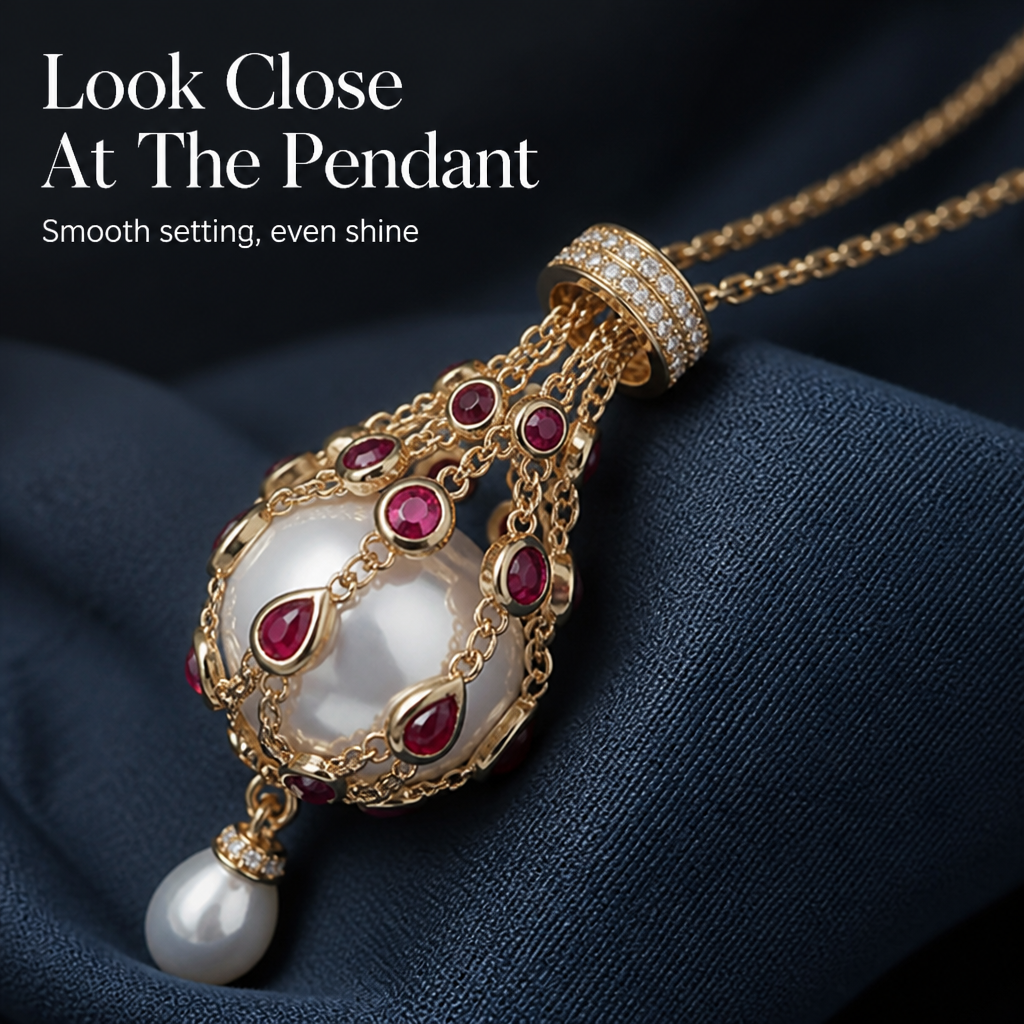 VivaLuxe™ Pearl Pendant — Ignite Your Unique Glow and Own Every Room