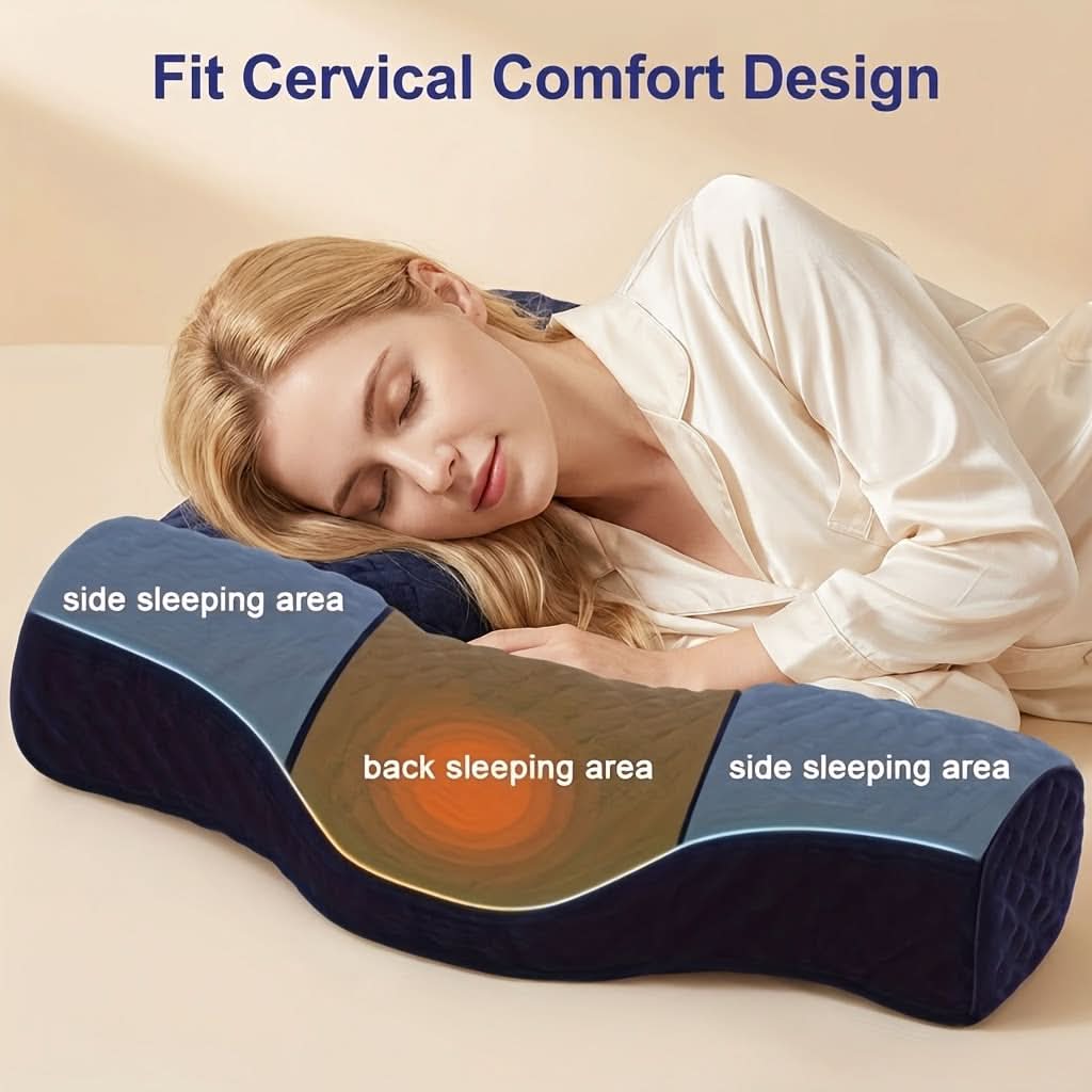 Memory Foam Neck Pillow for Cervical Support