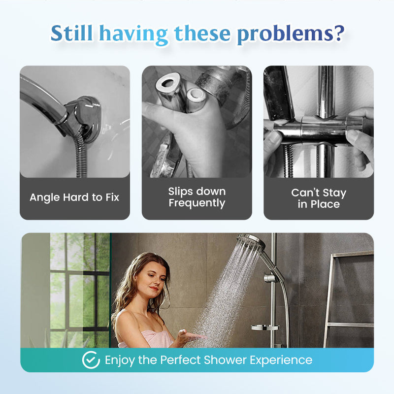 AquaGlide™ — Snap On Total Shower Freedom and Perfect Comfort Every Time