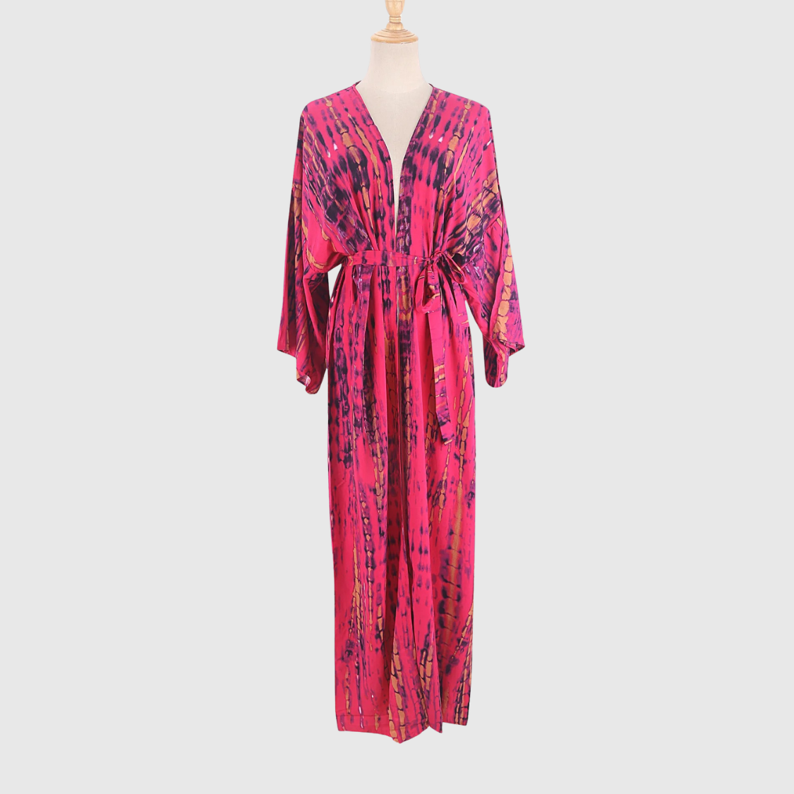 Beach Kimono Cover-Up in Tie Dye Design