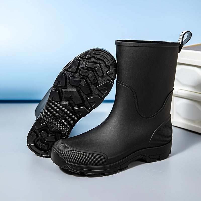 AquaGuard - Sturdy Mid-Calf Waterproof Footwear for All
