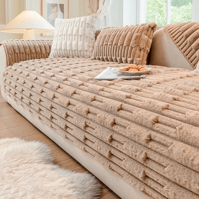CozyAura™ Velvet Sofa Wrap — Wrap Your Sofa in Irresistible Warmth and Lasting Protection