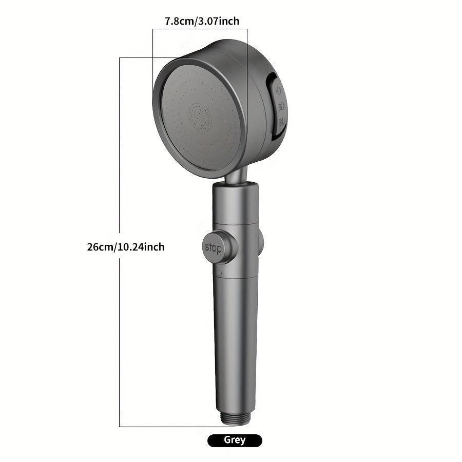 AquaBliss – Versatile High-Pressure Shower Head with 3 Spray Options