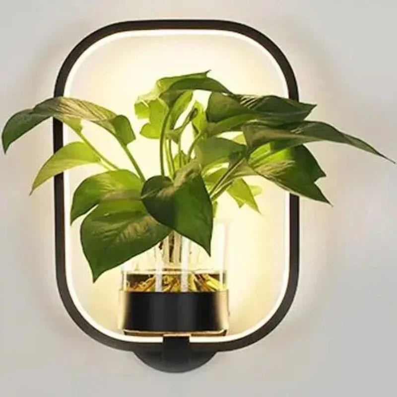 Wall Lamp with Botanical Theme